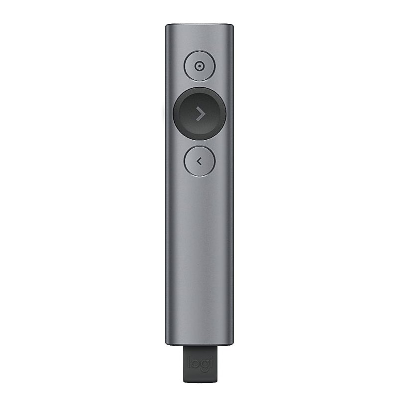 Logitech® Spotlight Universal Presentation Remote, Slate, 910-004654