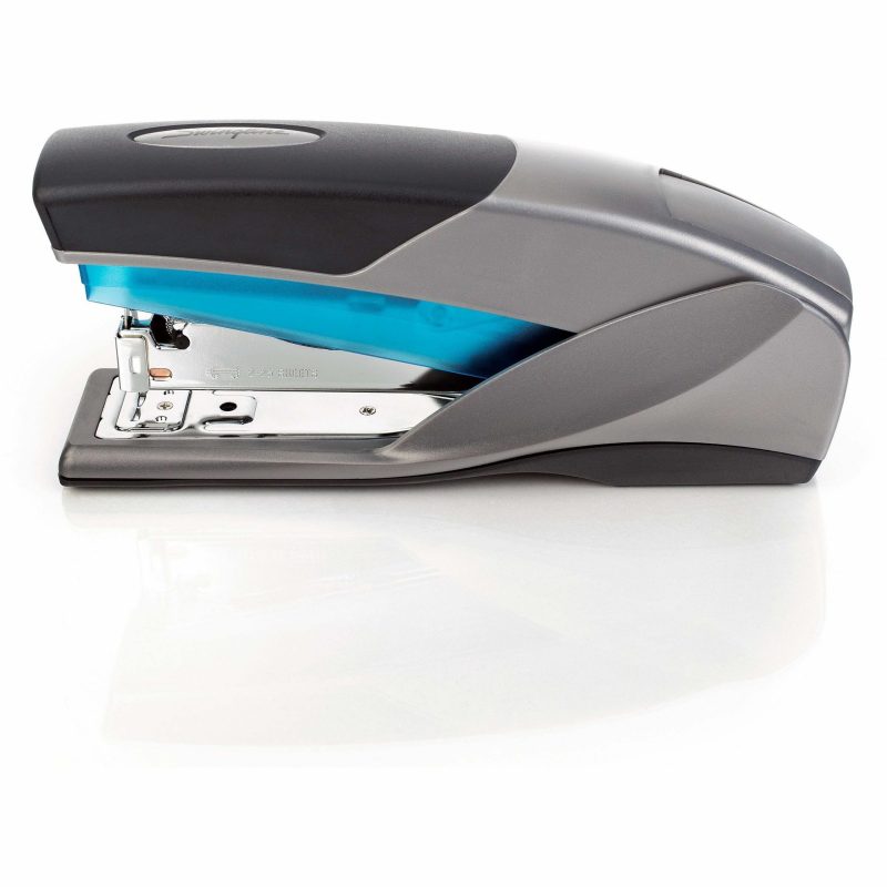 Swingline® Optima® 25 Reduced Effort Stapler, 25 Sheets Capacity, Blue/Gray - Image 7