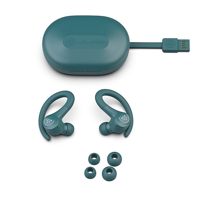 JLab Audio GO Air Sport True Wireless Bluetooth® Earbuds, Teal - Image 3
