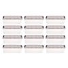 Iris® Stack & Pull™ Storage Boxes, 1.45 Gallon, Clear/Gray, Set Of 12 Boxes