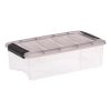 Iris® Stack & Pull™ Storage Boxes, 1.45 Gallon, Clear/Gray, Set Of 12 Boxes - Image 11