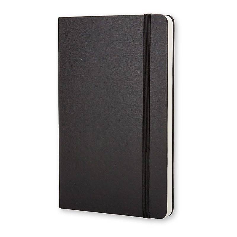 Moleskine Classic Hard Cover Notebook, 5" x 8-1/4", Unruled, 240 Pages, Black - Image 2