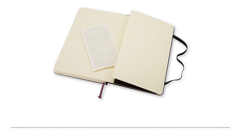 Moleskine Classic Hard Cover Notebook, 5" x 8-1/4", Unruled, 240 Pages, Black - Image 5