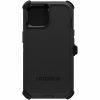 OtterBox Defender Carrying Case (Holster) Apple iPhone 15, iPhone 14, iPhone 13 Smartphone - Black - Drop Resistant, Scrape Resistant, Dirt Resistant, Bump Resistant, Impact Absorbing, Dust Resistant - Polycarbonate, Synthetic Rubber Body - Holster - Image 2