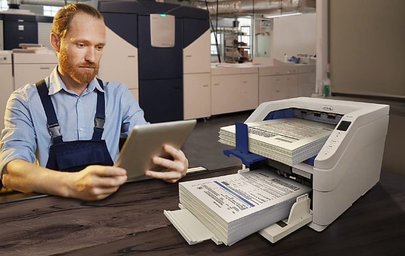 Xerox XW110-A ADF Scanner - 600 dpi Optical - 24-bit Color - 120 ppm (Mono) - 120 ppm (Color) - Duplex Scanning - USB - Image 5