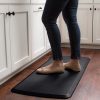 GelPro Elite Vintage Leather Comfort Floor Mat, 48"L x 20"W x 3/4"D, Slate - Image 2