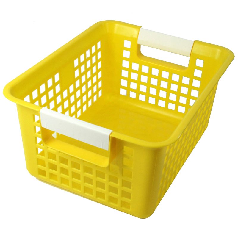 Romanoff Tattle Book Basket, Yellow, Pack Of 3 - Image 2