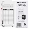 Lathem Time Cards, Numbered 1-100, 2-Sided, 3 3/8" x 7 1/4", Pack Of 100 - Image 2