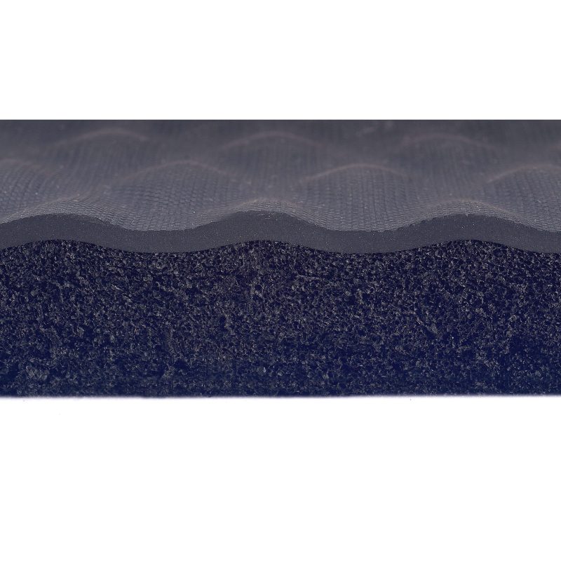 M+A Matting Hog Heaven Floor Mat, 7/8" Thick, 3' x 12', Black - Image 3
