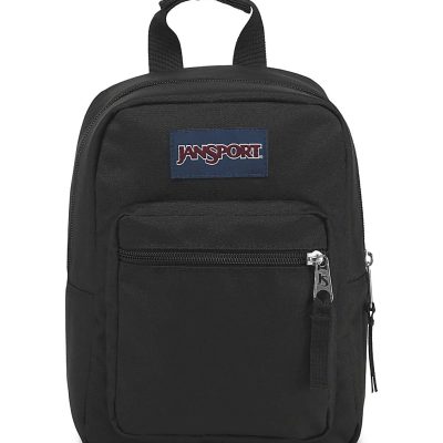 JanSport Big Break Lunch Bag, 9-1/4”H x 8-5/8”W x 3”D, 70% Recycled, Black