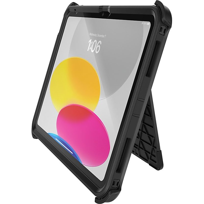 OtterBox iPad (10th Gen) Defender Series Case - For Apple iPad (10th Generation) Tablet - Black - Drop Resistant, Dust Resistant, Dirt Resistant, Scrape Resistant - Polycarbonate, Synthetic Rubber - Rugged - 1 Pack - Image 7