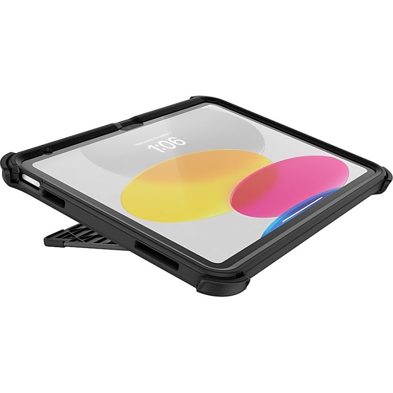 OtterBox iPad (10th Gen) Defender Series Case - For Apple iPad (10th Generation) Tablet - Black - Drop Resistant, Dust Resistant, Dirt Resistant, Scrape Resistant - Polycarbonate, Synthetic Rubber - Rugged - 1 Pack - Image 8
