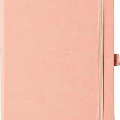 Eccolo Cool Jazz Journal, 5-1/2” x 8-1/2”, 192 Pages, Peach/Cool Gray