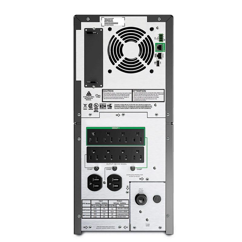 APC® Smart-UPS 10-Outlet Tower With SmartConnect, 2,200VA/1,920 Watts, SMT2200C - Image 2