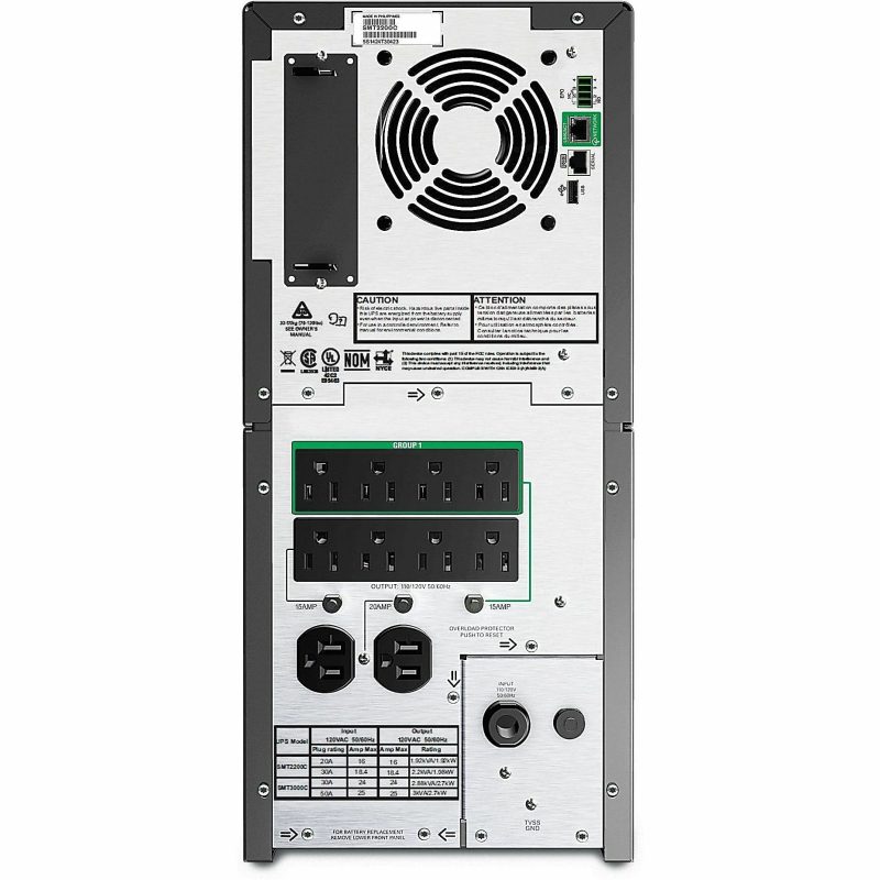 APC® Smart-UPS 10-Outlet Tower With SmartConnect, 2,200VA/1,920 Watts, SMT2200C - Image 6