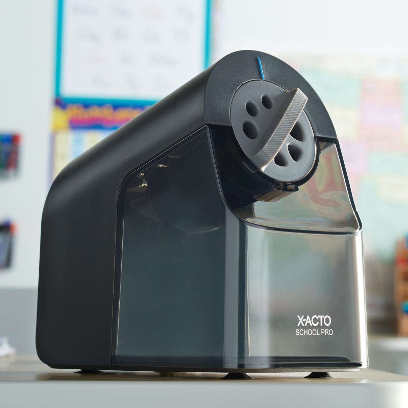X-ACTO® School Pro® Electric Pencil Sharpener, Black - Image 5