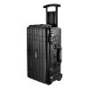 eylar Polypropylene SA00034 Carry-On Travel Roller Waterproof Equipment Hard Transport Roller Case With Foam Insert, 9”H x 13-13/16”W x 22”D, Black - Image 5