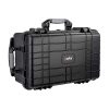 eylar Polypropylene SA00034 Carry-On Travel Roller Waterproof Equipment Hard Transport Roller Case With Foam Insert, 9”H x 13-13/16”W x 22”D, Black - Image 6