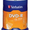 Verbatim® Life Series DVD-R Disc Spindle, Pack Of 100