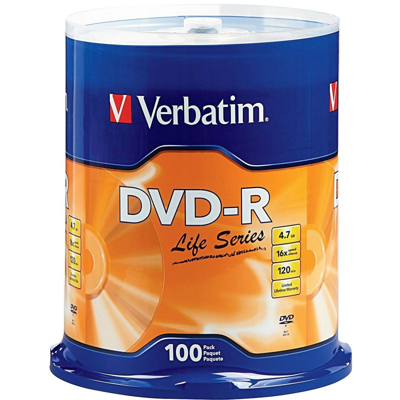 Verbatim® Life Series DVD-R Disc Spindle, Pack Of 100 - Image 3