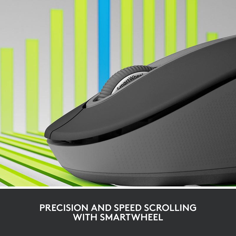 Logitech® Signature M650 L Full Size Wireless Mouse, Graphite - Image 2