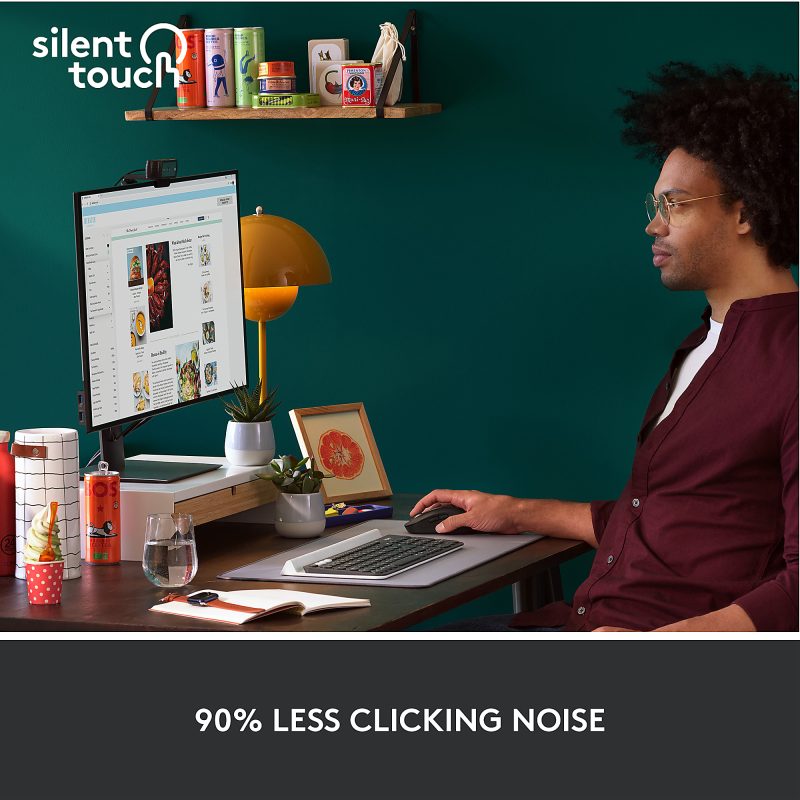 Logitech® Signature M650 L Full Size Wireless Mouse, Graphite - Image 4