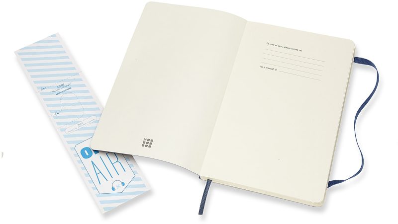 Moleskine Classic Soft Cover Notebook, 5” x 8-1/4”, Ruled, 192 Pages, Sapphire Blue - Image 3