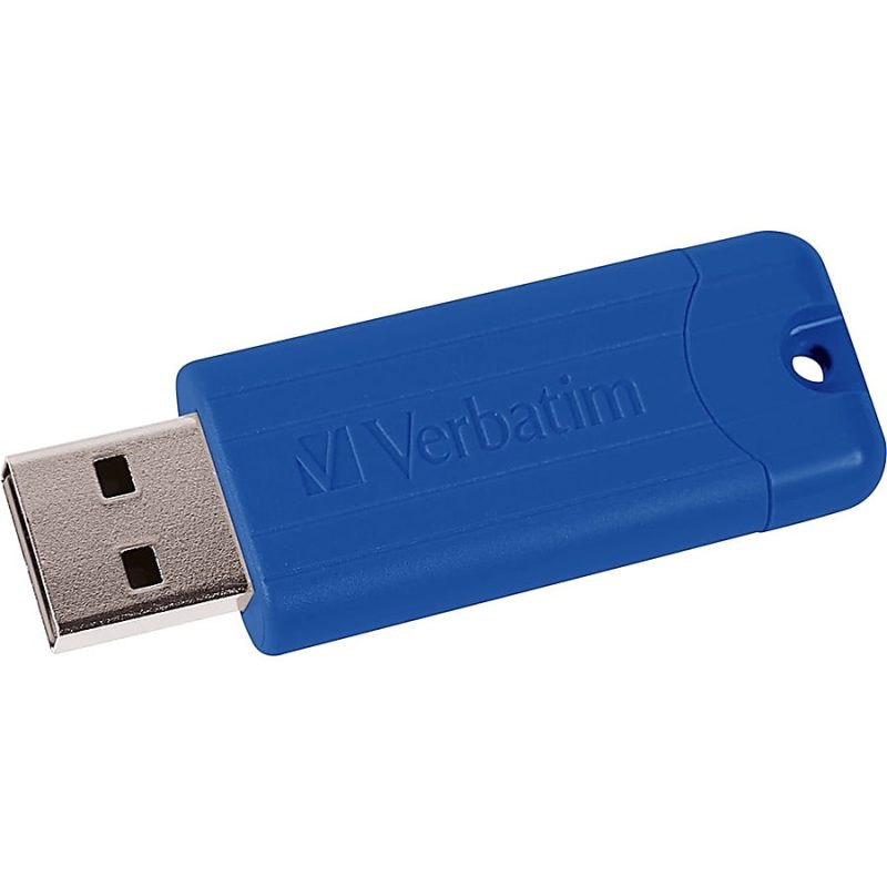 Verbatim 32GB PinStripe USB 3.2 Gen 1 Flash Drive - 5pk - Assorted - 32GB - 5pk - Assorted - Image 2