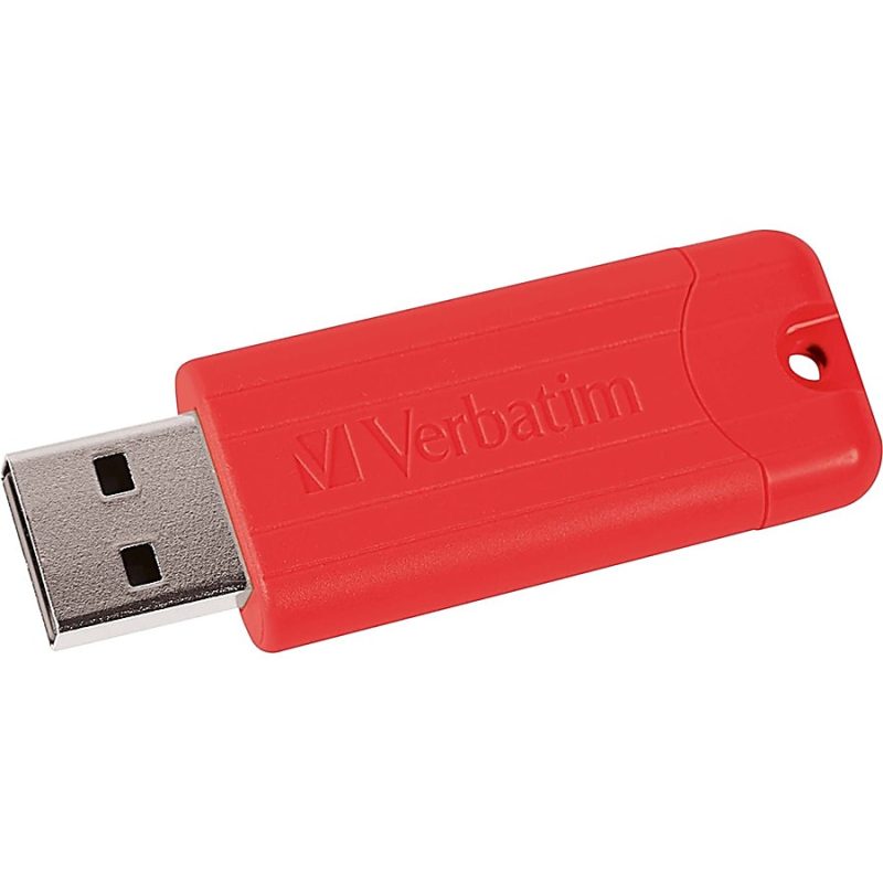 Verbatim 32GB PinStripe USB 3.2 Gen 1 Flash Drive - 5pk - Assorted - 32GB - 5pk - Assorted - Image 3