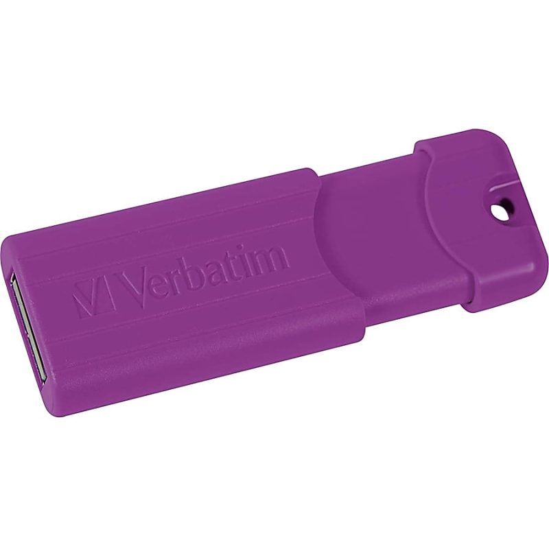 Verbatim 32GB PinStripe USB 3.2 Gen 1 Flash Drive - 5pk - Assorted - 32GB - 5pk - Assorted - Image 11