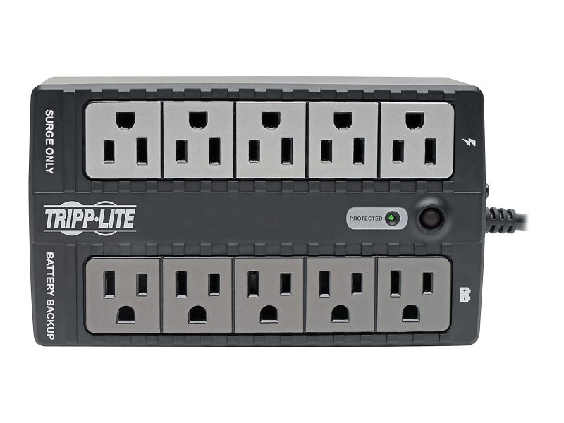 Tripp Lite INTERNET550U 8-Outlet Standby Uninterruptible Power Supply, 550VA/300 Watts