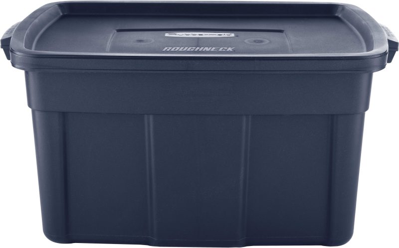 Rubbermaid® Roughneck Tote, 31-Gallon, Dark Indigo Metallic - Image 2