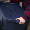 Rubbermaid® Roughneck Tote, 31-Gallon, Dark Indigo Metallic - Image 6