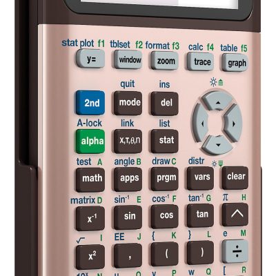 Texas Instruments® TI-84 Plus CE Color Graphing Calculator, Rose Gold