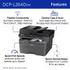 Brother DCP-L2640DW Wireless Compact Monochrome Multi-Function Laser Printer, Refresh EZ Print Eligibility - Image 2