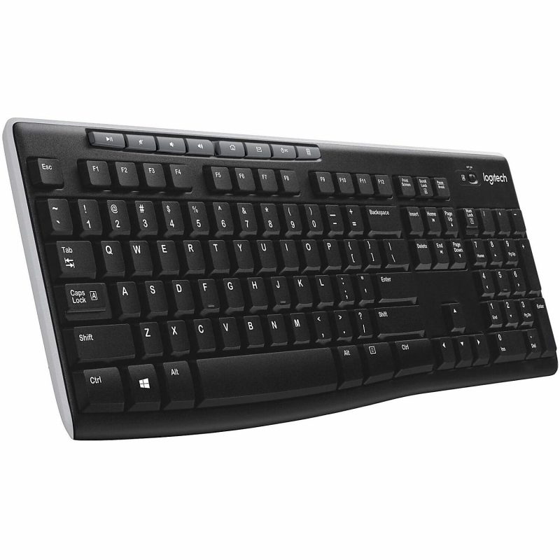 Logitech® K270 Wireless Keyboard, Black, 10459982 - Image 2
