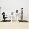 Deflecto Ergonomic Sit-Stand® Chair Mat For All Pile and Hard Floors, 36"W x 48"D, Black - Image 5