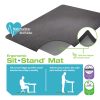 Deflecto Ergonomic Sit-Stand® Chair Mat For All Pile and Hard Floors, 36"W x 48"D, Black - Image 7