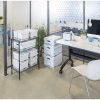 Bankers Box Organizers Storage Boxes - External Dimensions: 12.8" Width x 16.5" Depth x 10.5" Height - Medium Duty - Single/Double Wall - Stackable - White, Blue - For Storage - Recycled - 12 / Carton - Image 3