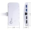 SIIG Mini-DP Video Dock with USB 3.0 LAN Hub - White - for Notebook/Tablet PC - USB 3.0 - 3 x USB Ports - 3 x USB 3.0 - Network (RJ-45) - HDMI - DisplayPort - Mini DisplayPort - Wired - Image 9