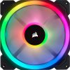 Corsair LL140 Cooling Fan - 2 Pack - 5.51" Maximum Fan Diameter - 385.2 gal/min Maximum Airflow - 1300 rpm - Hydraulic Bearing - 4-pin PWM - RGB LED - 2 pc(s) - Case - Image 2