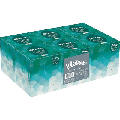 Kleenex® Professional Facial Tissue Cube for Business, One Bundle of 6 Boxes