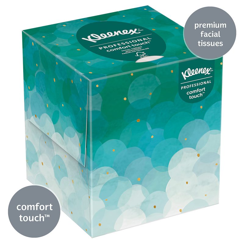 Kleenex® Professional Facial Tissue Cube for Business, One Bundle of 6 Boxes - Image 2