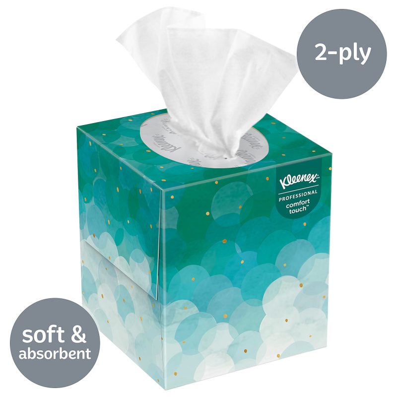 Kleenex® Professional Facial Tissue Cube for Business, One Bundle of 6 Boxes - Image 3