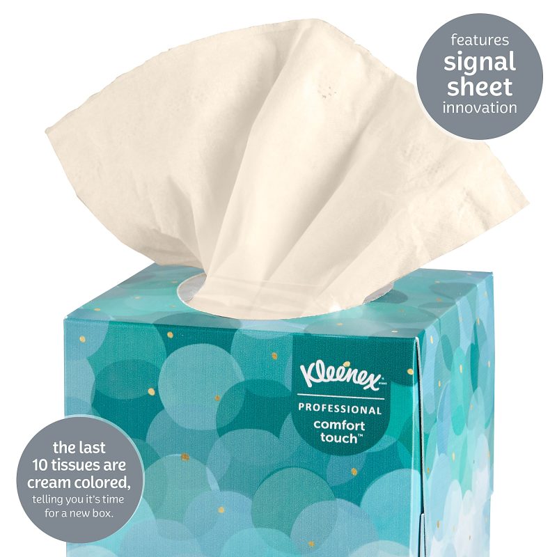 Kleenex® Professional Facial Tissue Cube for Business, One Bundle of 6 Boxes - Image 4
