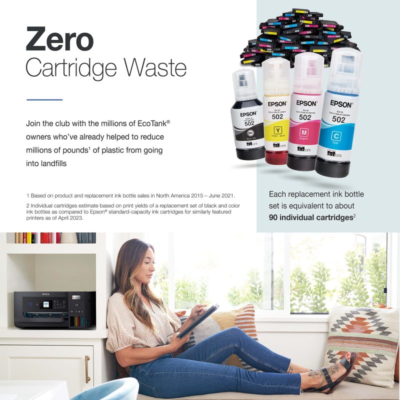 Epson® EcoTank® ET-2850 All-in-One Supertank Color Printer - Image 4