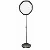 MasterVision® Octagon Easy Clean Non-Magnetic Dry-Erase Whiteboard Sign Stand, 65" x 15 3/4", Steel Frame With Black Finish - Image 5