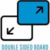 MasterVision® Octagon Easy Clean Non-Magnetic Dry-Erase Whiteboard Sign Stand, 65" x 15 3/4", Steel Frame With Black Finish - Image 7
