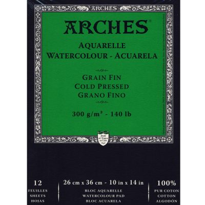 Arches® Watercolor Pad, 10" x 14", Cold-Pressed, 140 Lb, White