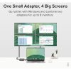 Plugable 4 HDMI Multi Monitor Adapter, USB 3.0 or USB C to HDMI Adapter - Compatible with Windows and Mac, Quad Adapter Supports 1920x1080@60Hz - Image 3